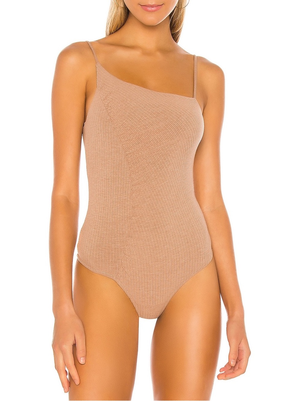Lovers and Friends Donovan Bodysuit in Tan